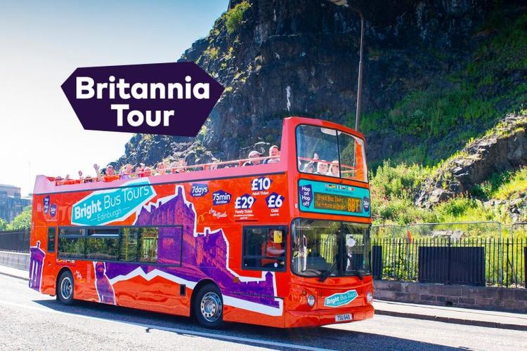 edinburgh bus tour britannia