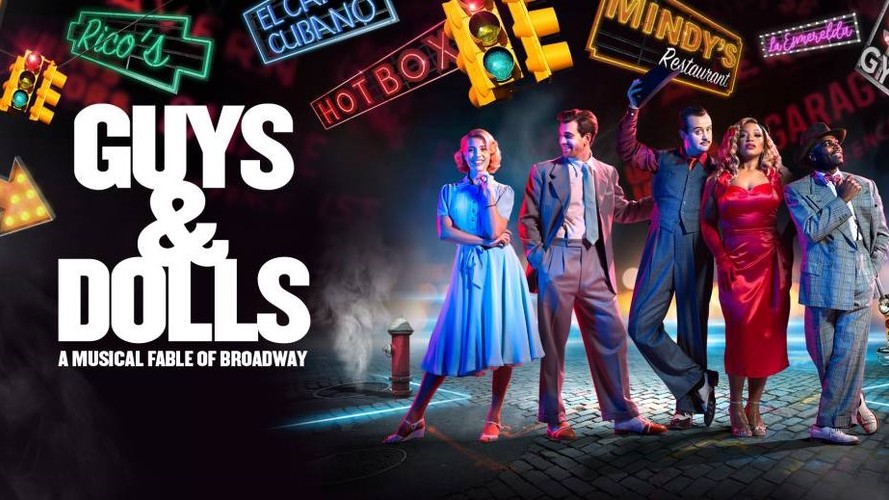 Best value theatre Guys & Dolls at the Bridge Theatre Standing and