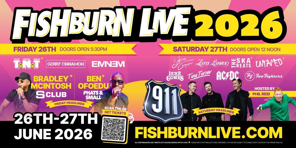 Fishburn Live Tickets - Fishburn Festival 2026