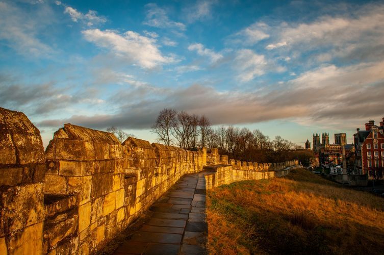 The walls of York