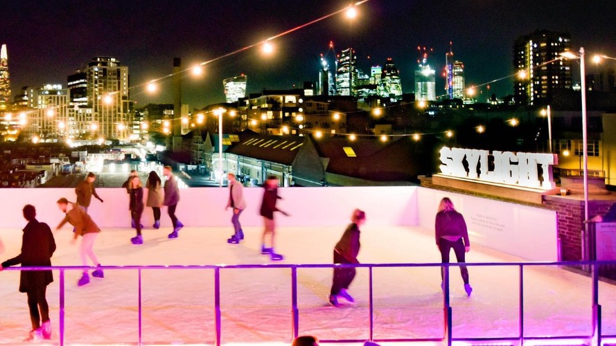 Skylight Rooftop with Ice Skating Tickets Ice Skating Central London